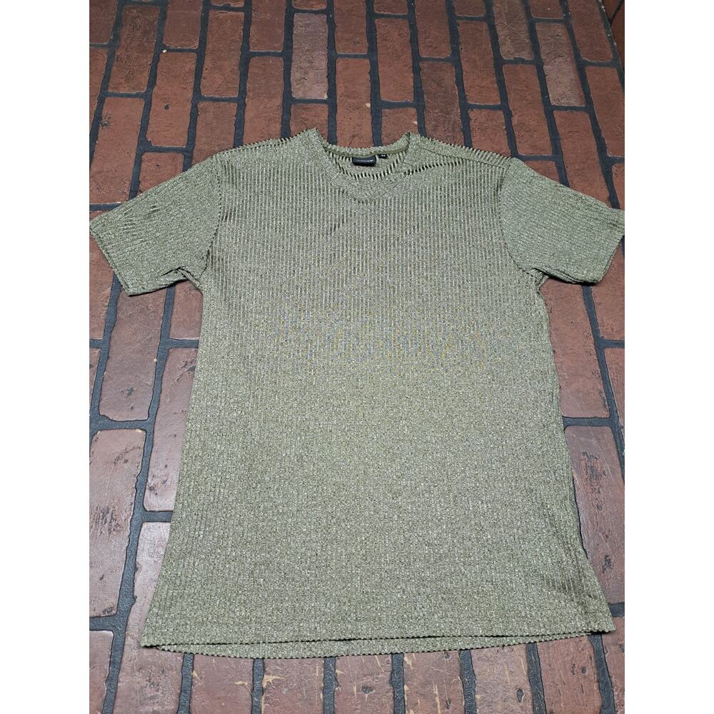 Vintage Y2k Amplify Stretch Tshirt Green Size Medium